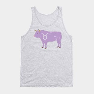 Taurus (Light Purple) Tank Top